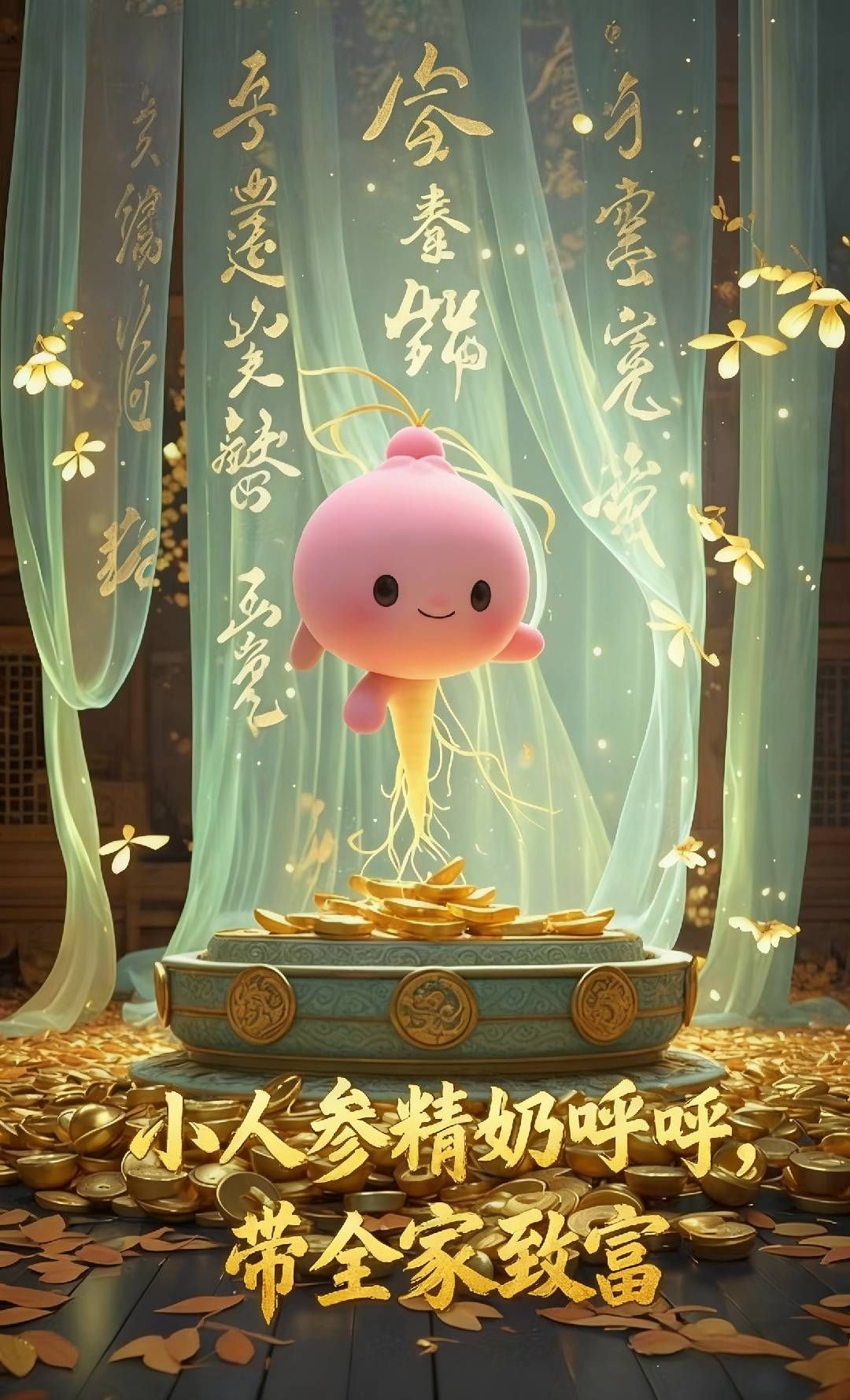 短剧小人参精奶呼呼带全家暴富萌精暴笑，奶呼呼带全家逆袭，超高清全集在线看～